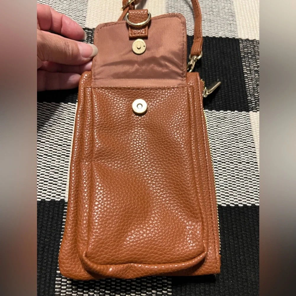 Vegan‎ Crossbody Brown Small Purse